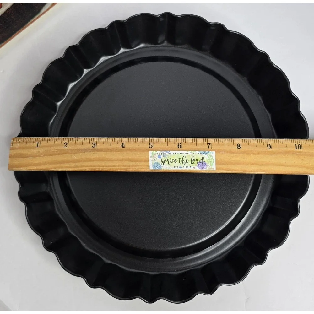 Vintage Roshco‎ Bakers Advantage Commercial Quality Non-Stick Steel FLAN PAN NEW